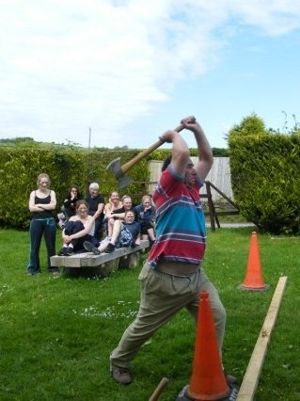 Axe throwing